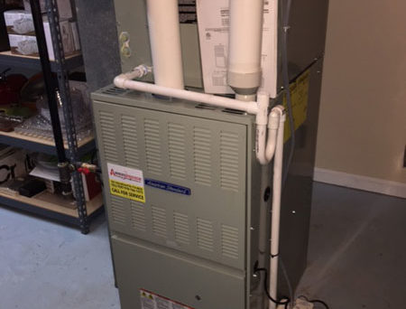 American Standard furnace, 92% efficient direct vent