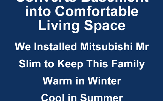 Lynnfield homeowner gains living space with installation of Mitsubishi Mr Slim