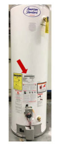 recalled American Standard water heater