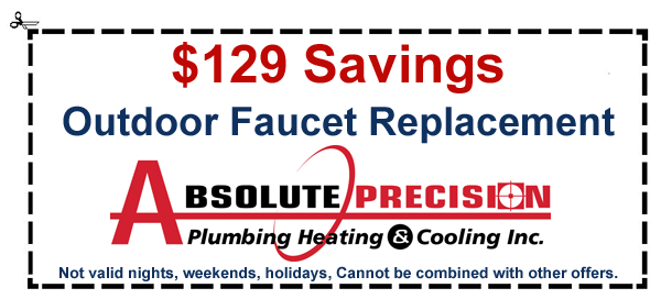 coupon: $129 savings outdoor faucet replacement