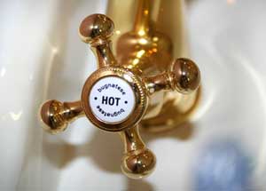 hot water tap