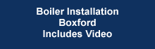 Heating system boiler installation Boxford, MA-includes video