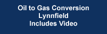 heating system replacement. Oil to gas conversion. Lynnfield, MA includes video.